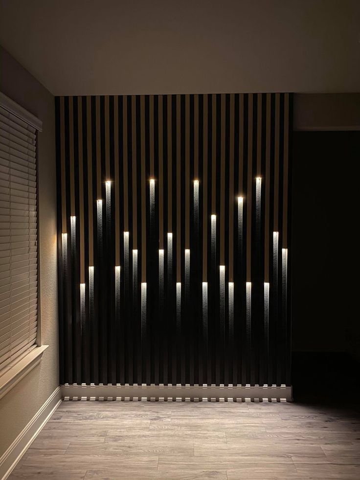 Lighting wall panelling