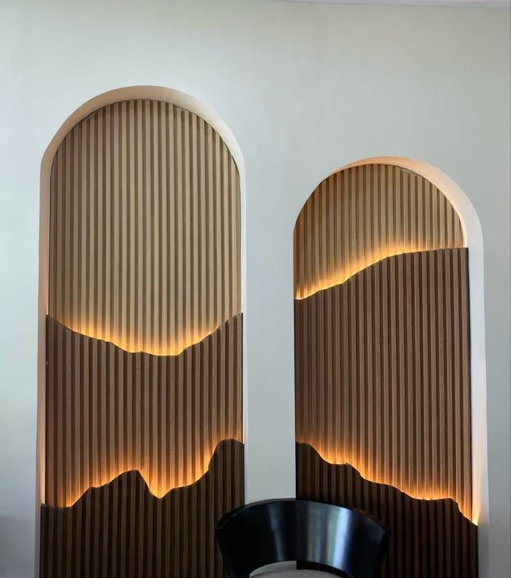 Lighting wall panelling