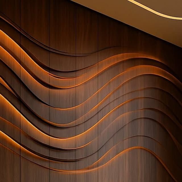 Lighting wall panelling