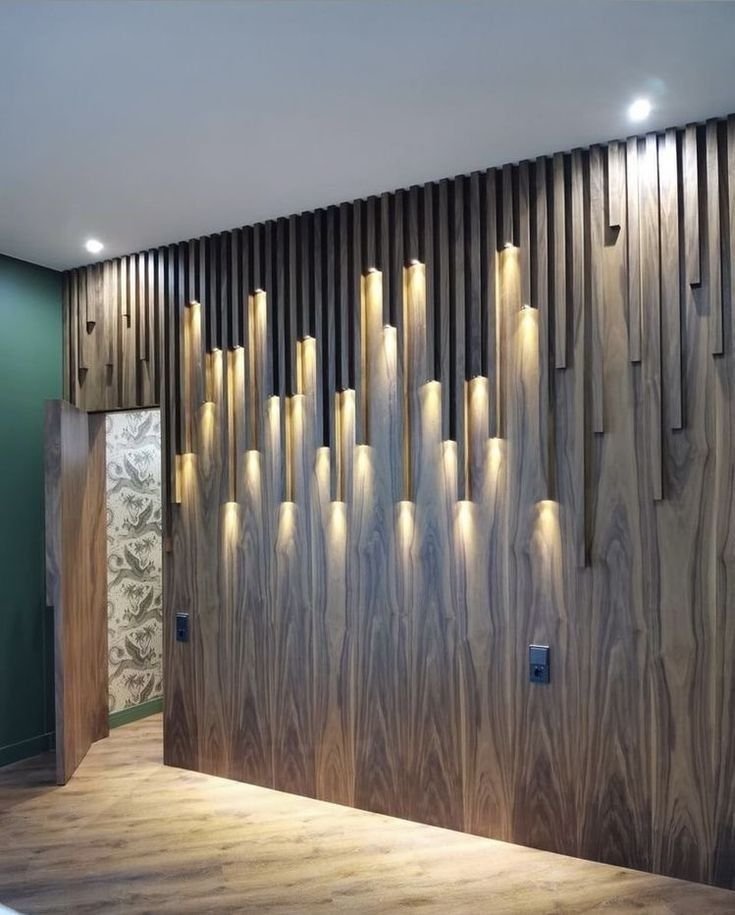 Lighting wall panelling